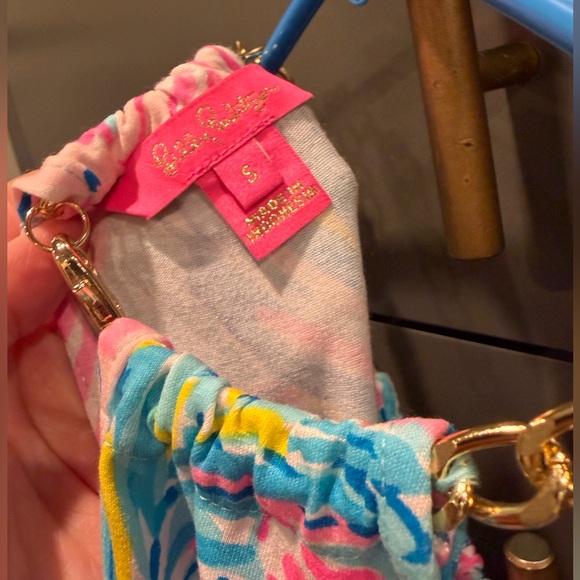 Lilly Pulitzer Bowen Skort Romper Blue Ibiza Gimme the Juice Womens Size S NWOT - Picture 5 of 5